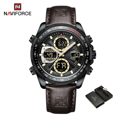 NAVIFORCE Fashion Military Watches for Men Luxury Original Sports Chronograph Watch Waterproof Quartz Wrist Watch