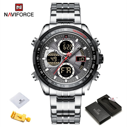 NAVIFORCE Fashion Military Watches for Men Luxury Original Sports Chronograph Watch Waterproof Quartz Wrist Watch