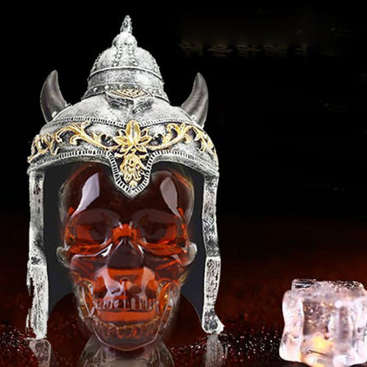 Skeleton Head Wine Pot Creative Retro Bottle King Ice Ghost Head Decanter