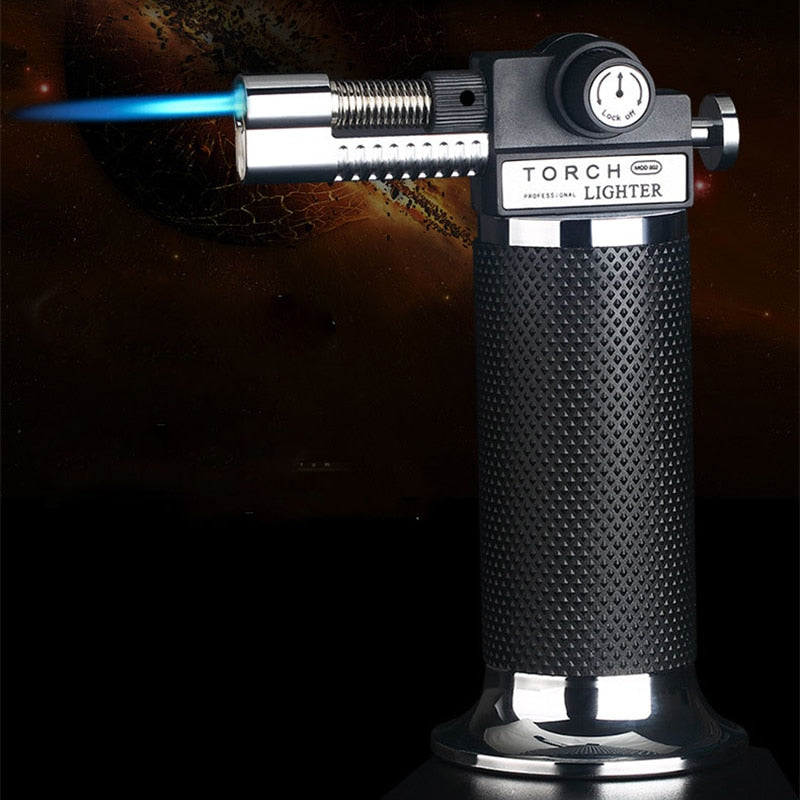 Gas Lighter Windproof High Capacity Torch Turbine Lighter Spray Gun