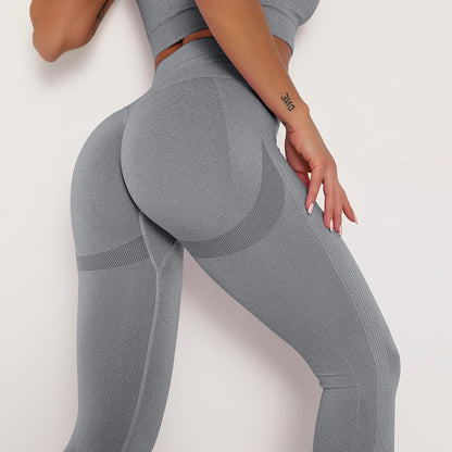 Sexy Seamless Yoga Leggings Gym Pants Arise Scrunch Legging Workout Tights Athletic Wear