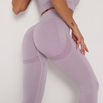 Sexy Seamless Yoga Leggings Gym Pants Arise Scrunch Legging Workout Tights Athletic Wear