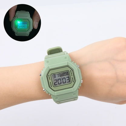 Children electronic watches color luminous dial life waterproof multi-function luminous alarm clocks watch for boys and girls