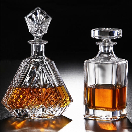 Whiskey Decanter Whiskey Bottle Crystal Glass Wine Beer Containers Glass Bottle Glass Cup Home Bar Tools Decoration