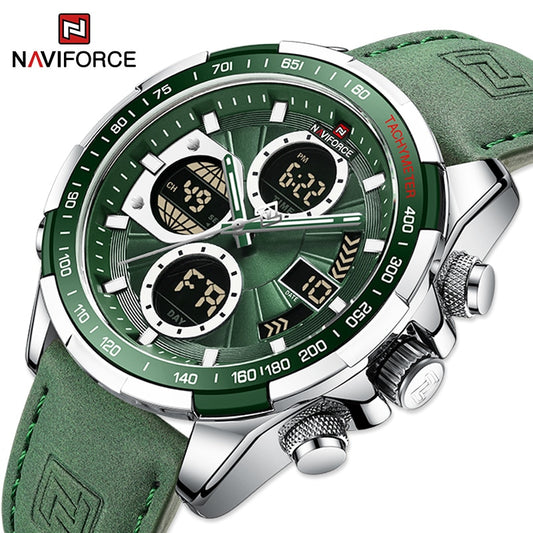 NAVIFORCE Fashion Military Watches for Men Luxury Original Sports Chronograph Watch Waterproof Quartz Wrist Watch